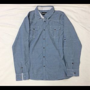Rebel & Soul Men’s Blue/White XL Shirt